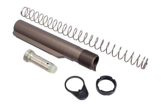 Aero Precision M5 .308 Enhanced Carbine Buffer Kit has a Kodiak Brown anodized finish
